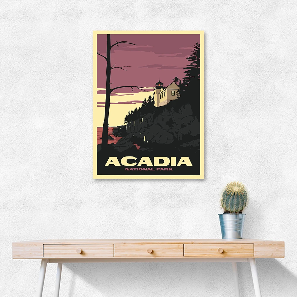 Acadia National Park Travel Print Acadia National Park Travel Print