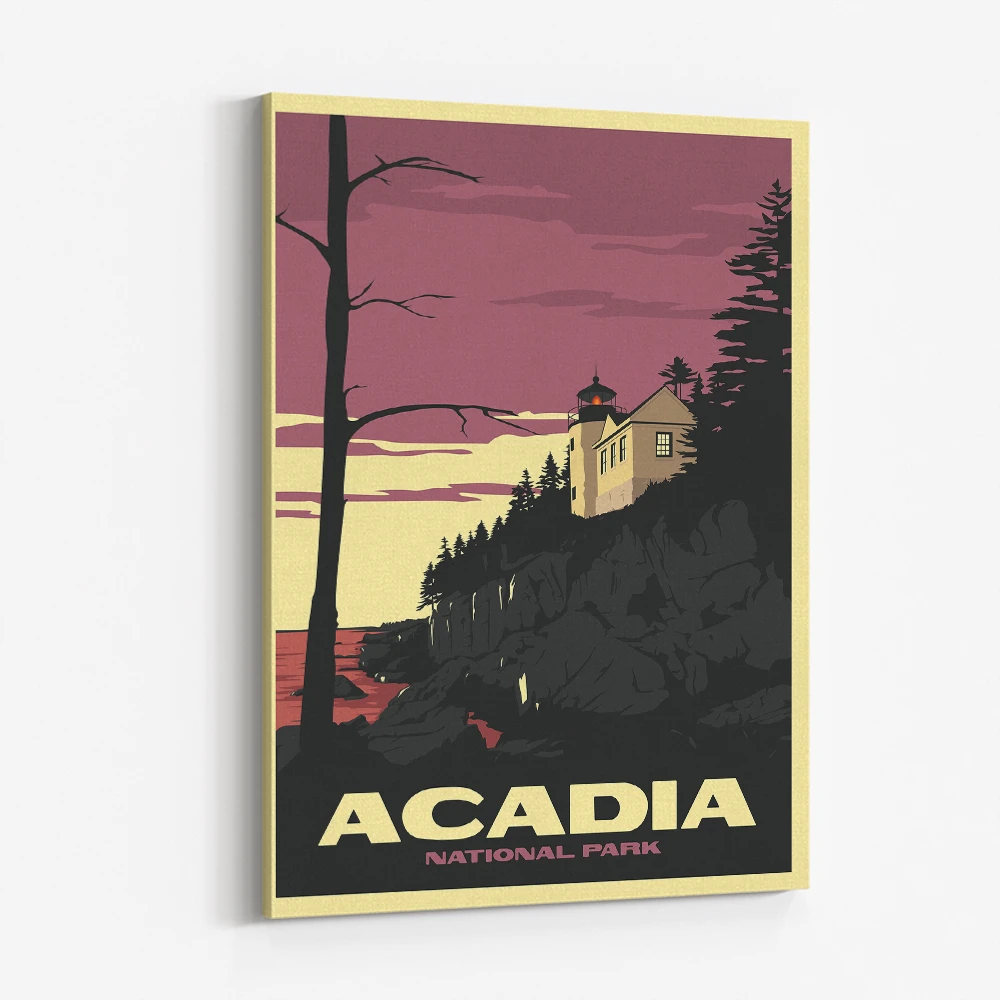 Acadia National Park Travel Print Acadia National Park Travel Print
