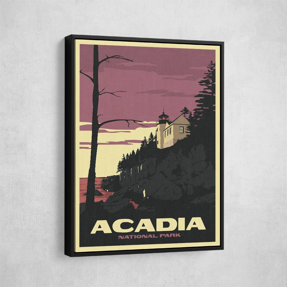 Acadia National Park Travel Print Acadia National Park Travel Print