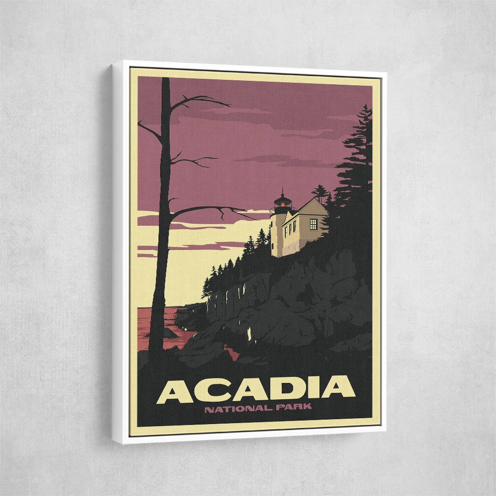 Acadia National Park Travel Print Acadia National Park Travel Print