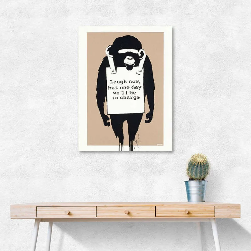 Banksy Laugh Now Banksy Laugh Now