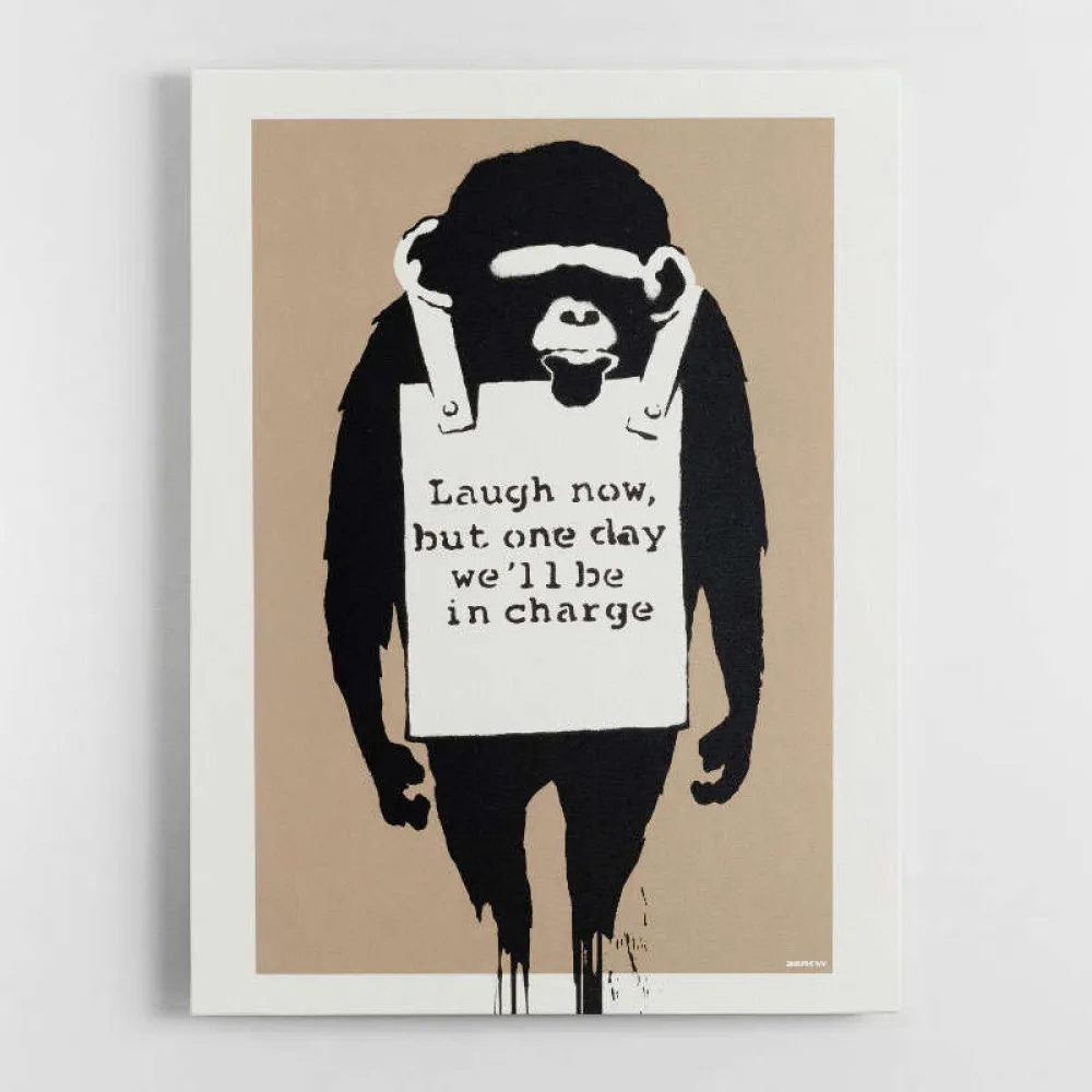 Banksy Laugh Now Banksy Laugh Now