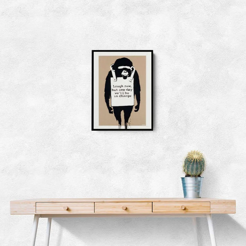 Banksy Laugh Now Banksy Laugh Now