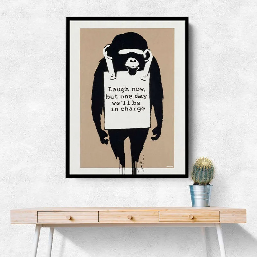Banksy Laugh Now Banksy Laugh Now