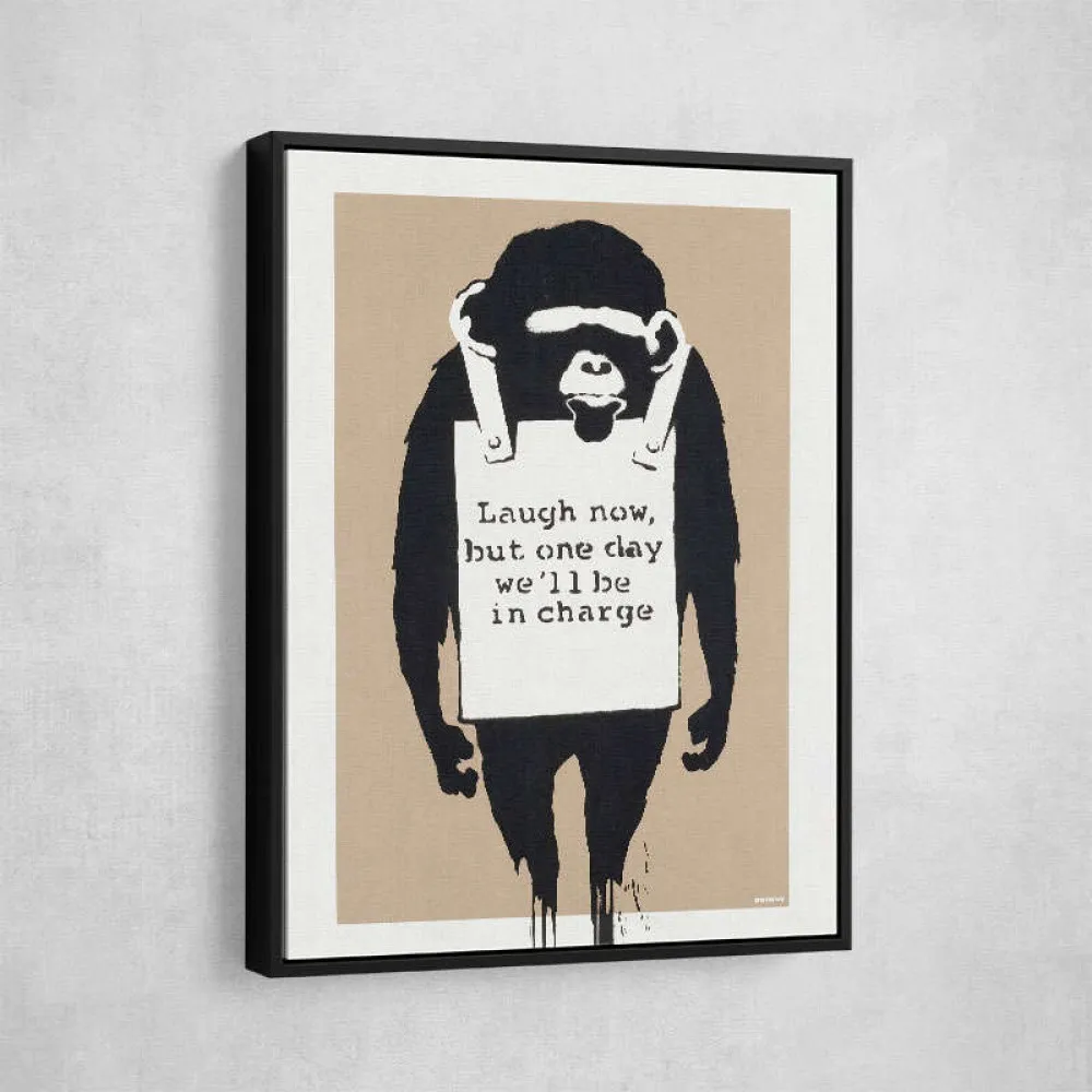 Banksy Laugh Now Banksy Laugh Now