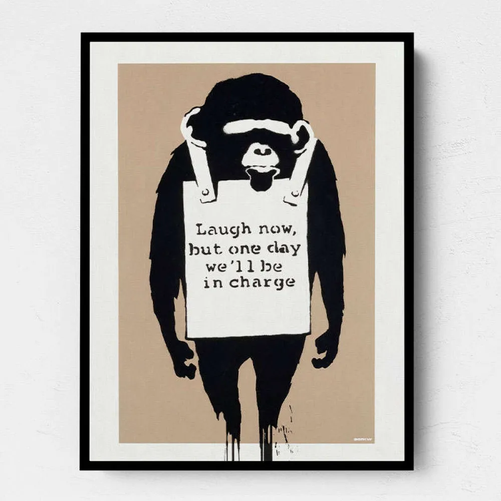 Banksy Laugh Now Banksy Laugh Now