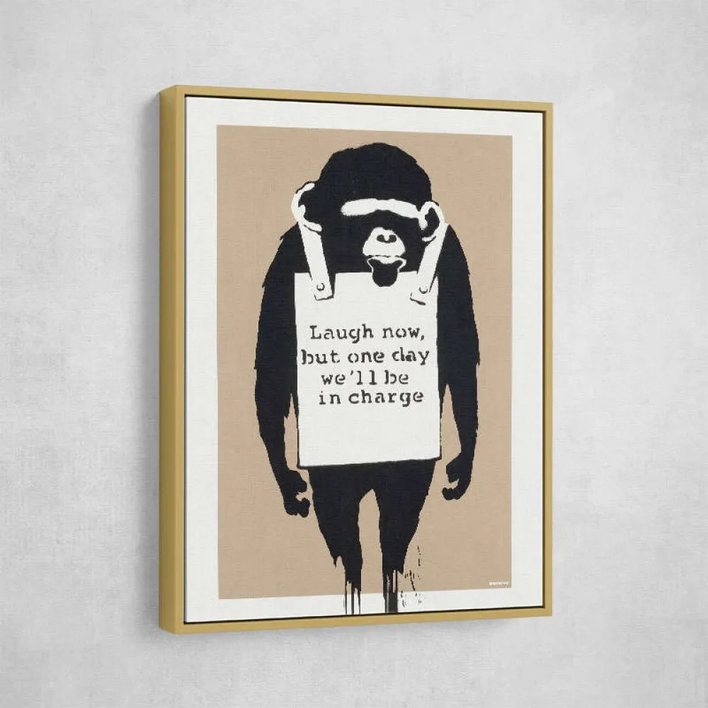 Banksy Laugh Now Banksy Laugh Now