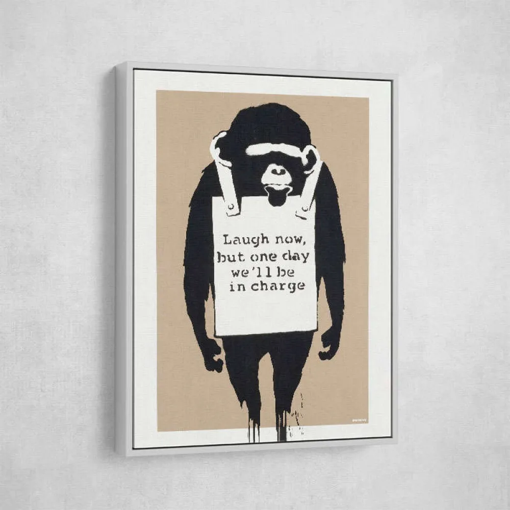 Banksy Laugh Now Banksy Laugh Now