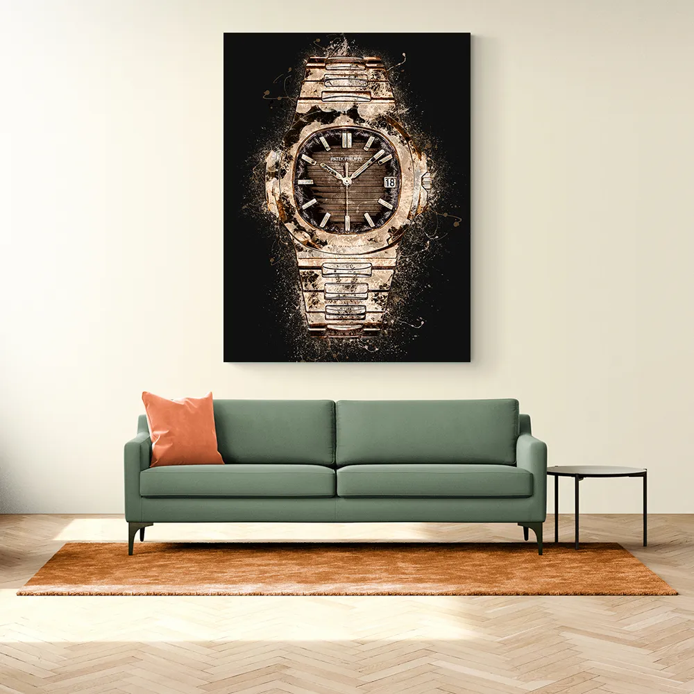 Patek Nautilus Gold Explosion Abstract Patek Nautilus Gold Explosion Abstract