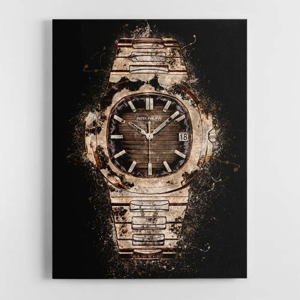 Patek Nautilus Gold Explosion Abstract Patek Nautilus Gold Explosion Abstract