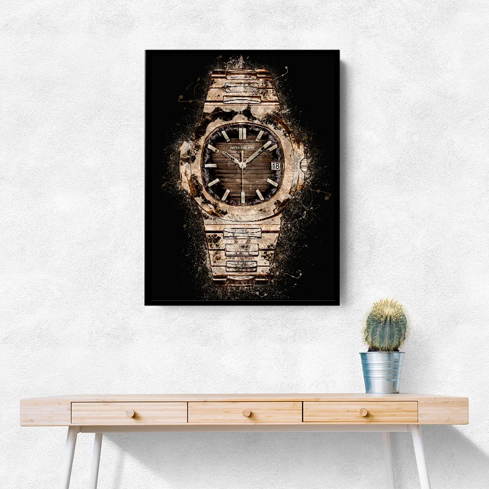 Patek Nautilus Gold Explosion Abstract Patek Nautilus Gold Explosion Abstract