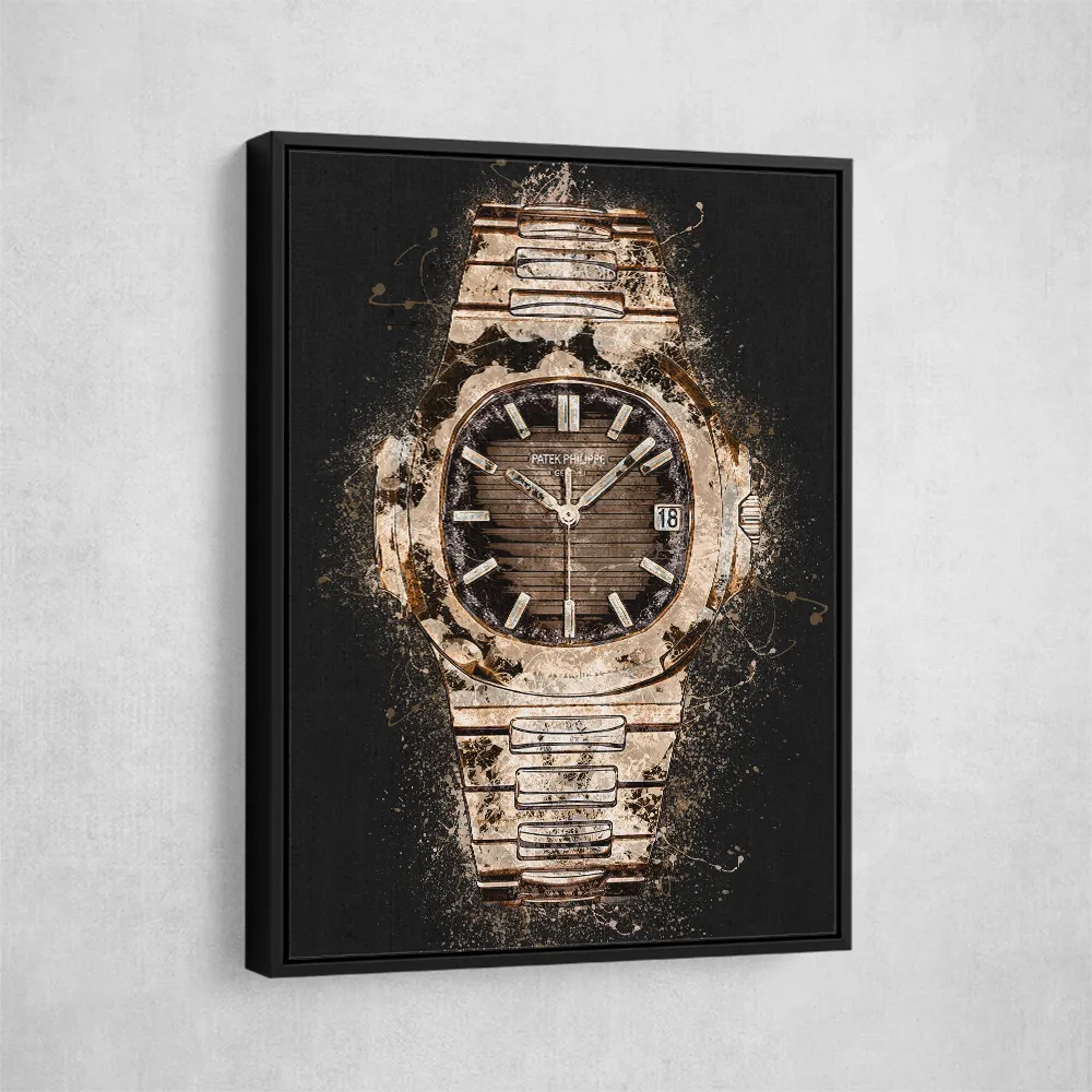Patek Nautilus Gold Explosion Abstract Patek Nautilus Gold Explosion Abstract