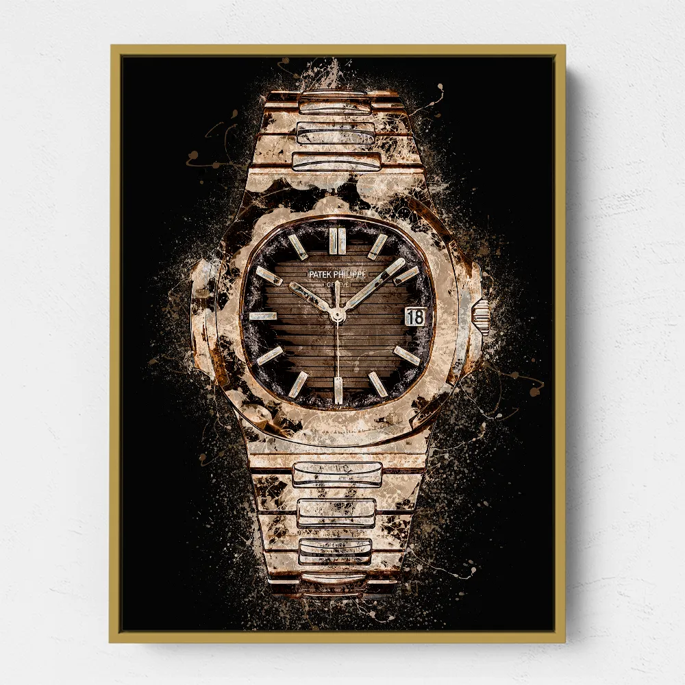 Patek Nautilus Gold Explosion Abstract Patek Nautilus Gold Explosion Abstract