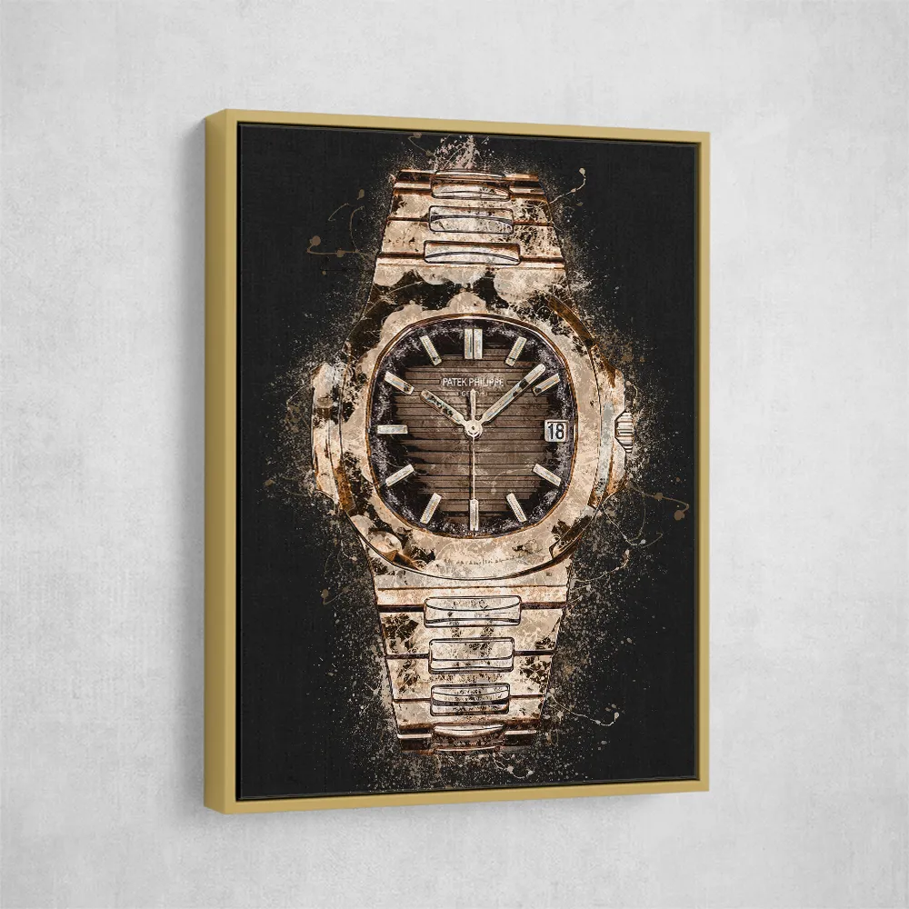 Patek Nautilus Gold Explosion Abstract Patek Nautilus Gold Explosion Abstract