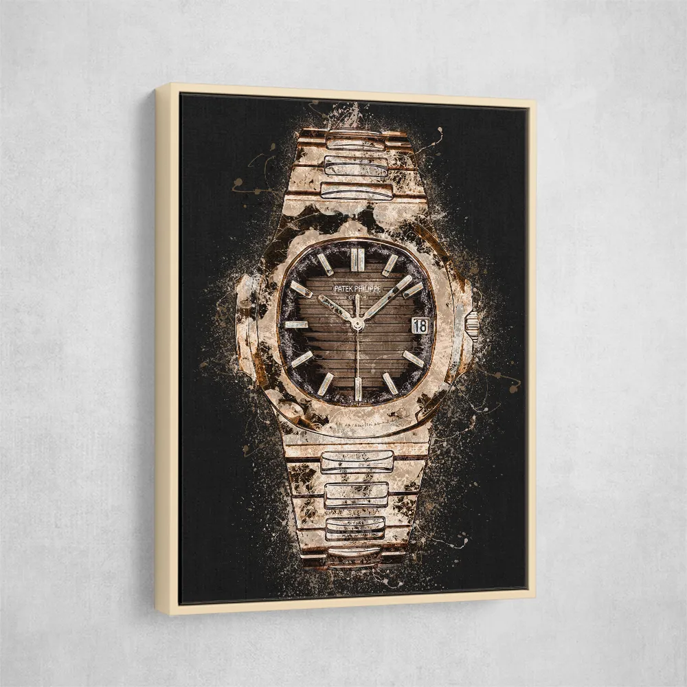 Patek Nautilus Gold Explosion Abstract Patek Nautilus Gold Explosion Abstract