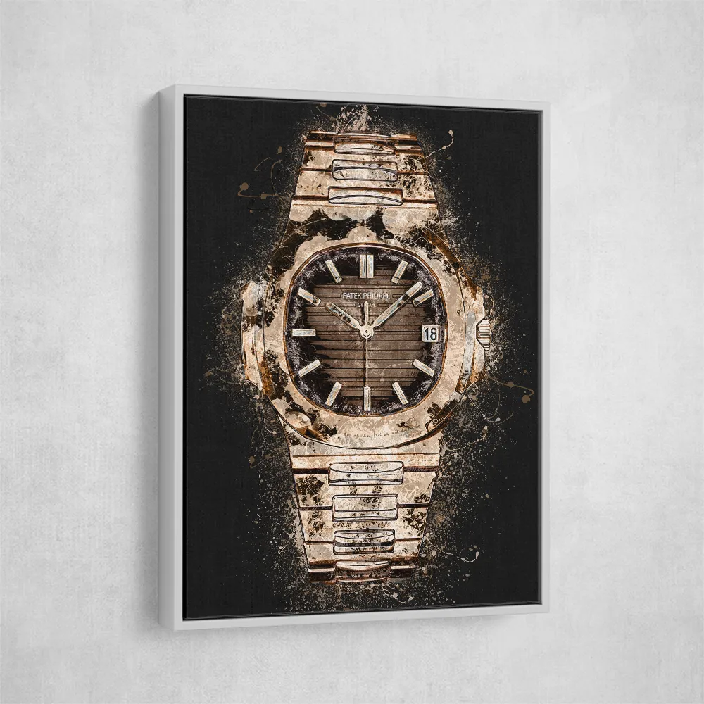 Patek Nautilus Gold Explosion Abstract Patek Nautilus Gold Explosion Abstract
