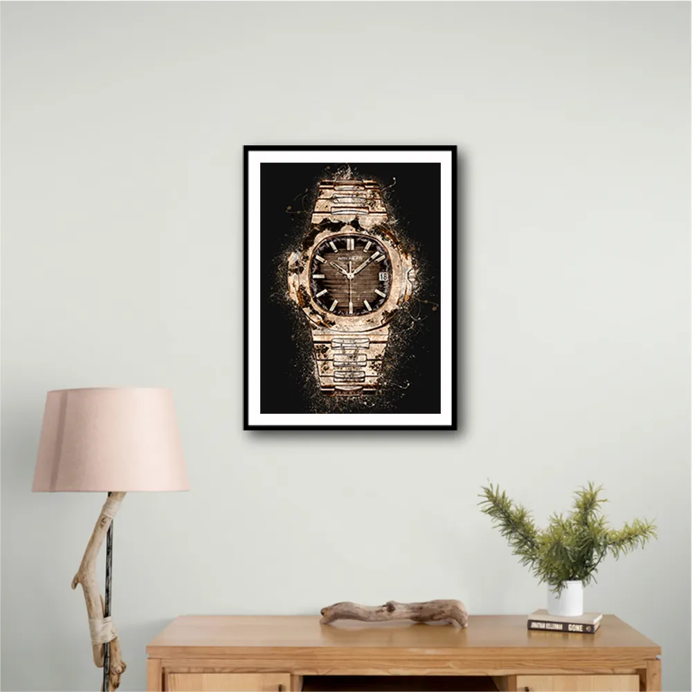 Patek Nautilus Gold Explosion Abstract Patek Nautilus Gold Explosion Abstract