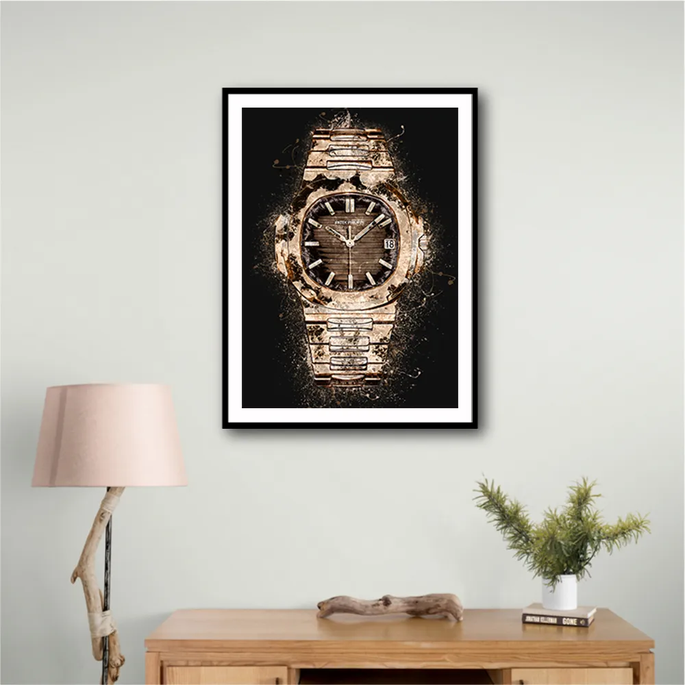 Patek Nautilus Gold Explosion Abstract Patek Nautilus Gold Explosion Abstract