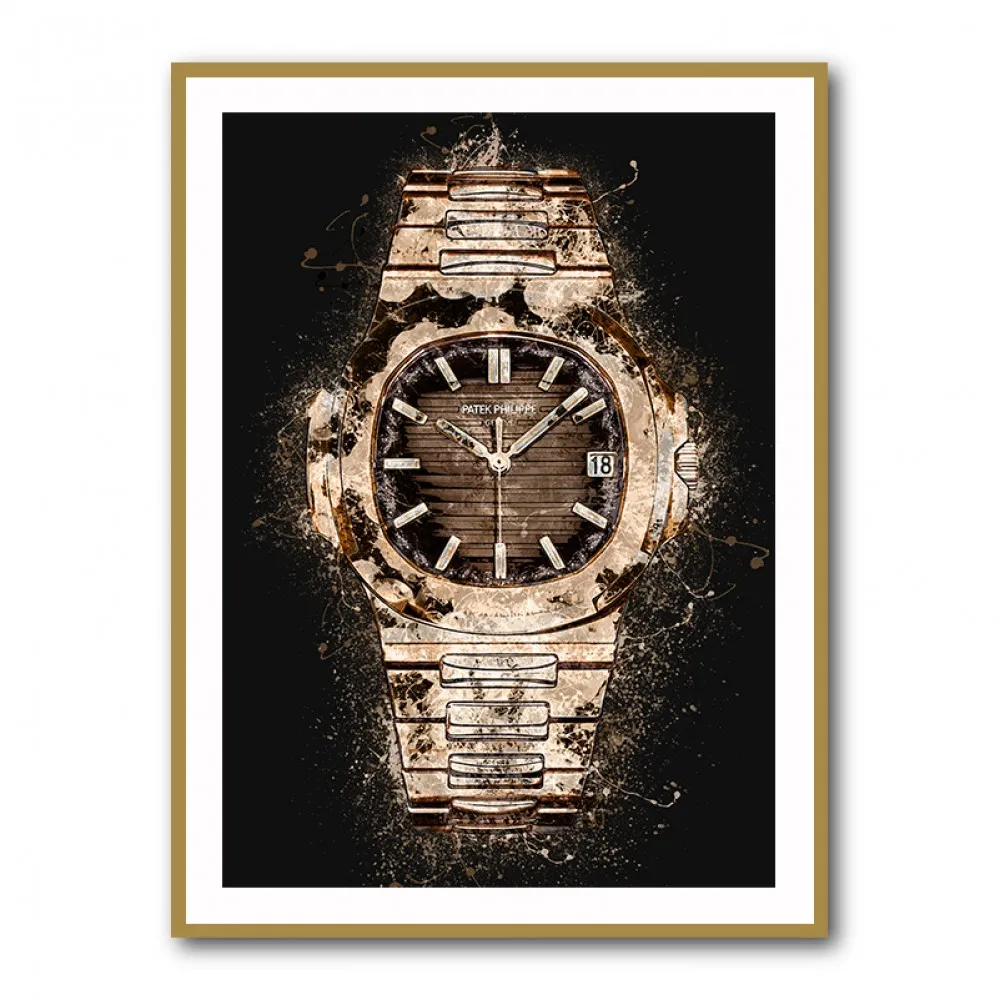 Patek Nautilus Gold Explosion Abstract Patek Nautilus Gold Explosion Abstract