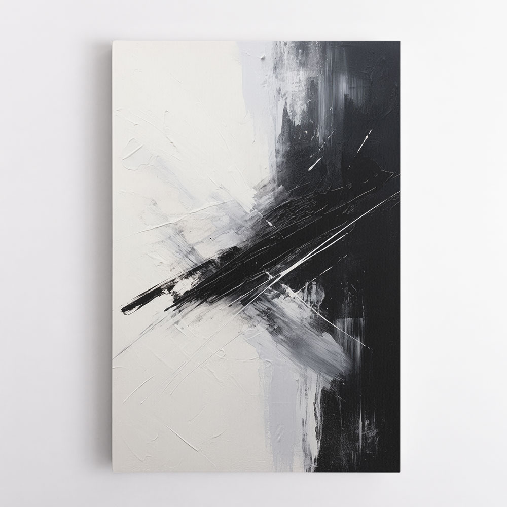 Brush Stroke Mountain Canvas
