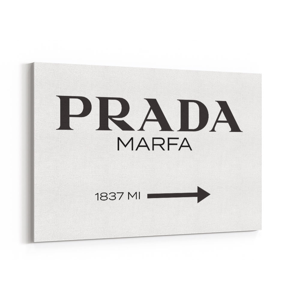 PRADA MARFA サイン アート　アートパネル　壁　壁掛け Prada Marfaーウォールミューラル・オンラインーPhotowall